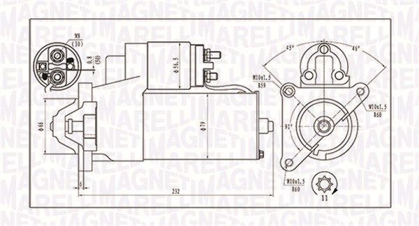 MAGNETI MARELLI Starter 063720373010